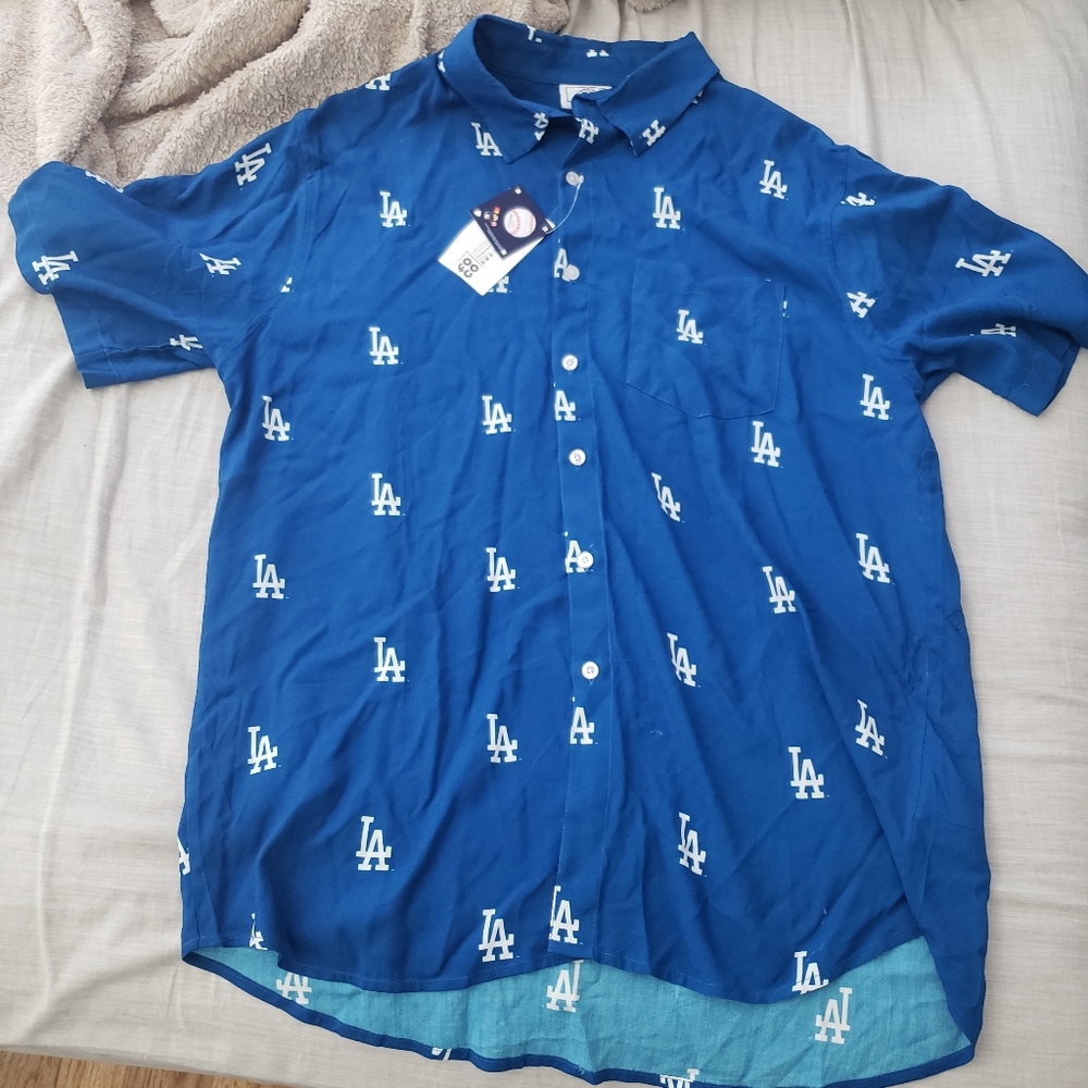 Los Angeles Dodgers button down